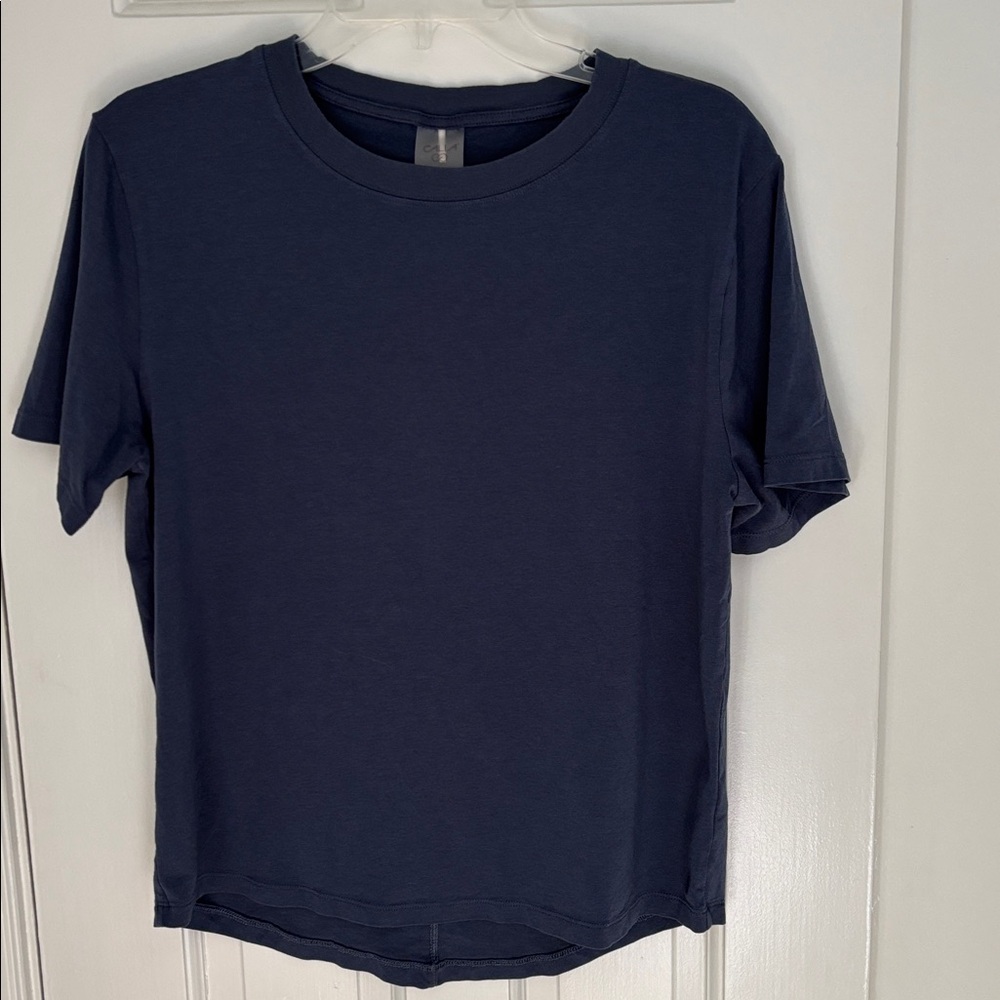 Set of 3 Calia Athletic Short Sleeve Shirts Size M in blue, gray and pale blue - Picture 4 of 11